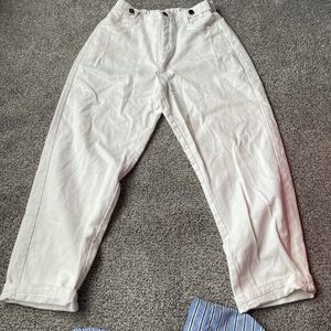High waist retro white jeans, very good condition, very fashionable